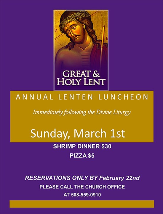 Annual Lenten Luncheon